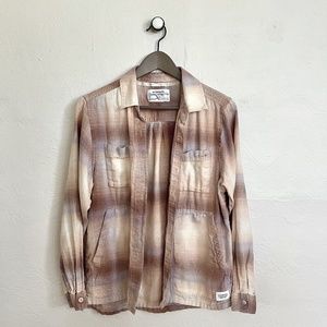 REI Co-Op Women's Plaid Cotton Hemp Long Sleeve Button Down Small